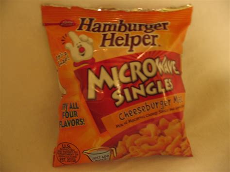 Hamburger Helper Microwave Singles