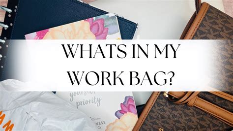 Whats In My Work Bag Temu Haul Work Bag Set Up Accessories