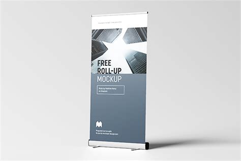 Free Roll Up Mockup 150x200 Cm Mockups Design