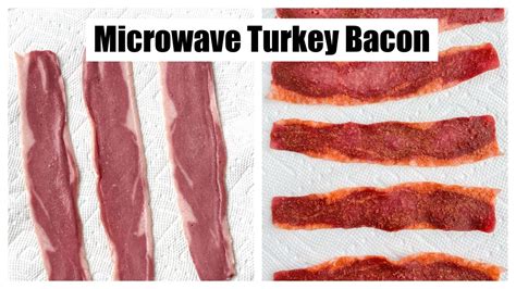 How To Microwave Turkey Bacon Youtube