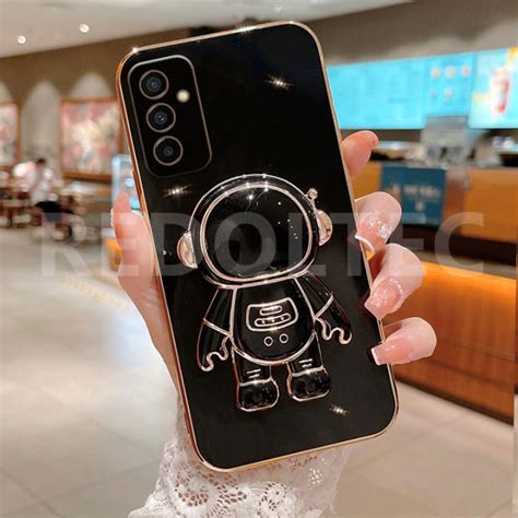 Astronaut Case For Samsung Galaxy A14 A34 A54 A04 A04e A04s 4g 5g 6d Plating Cosmic Spaceman