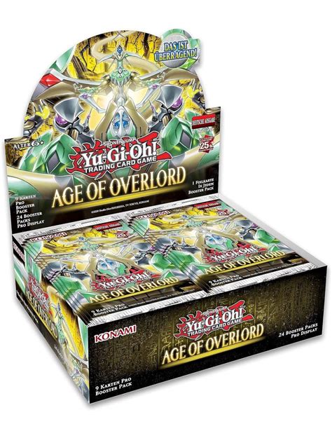 Yu Gi Oh Age Of Overlord Booster Display Auflage De Cardport