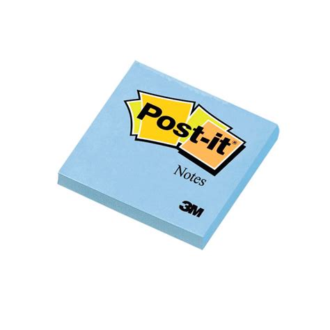 Post It 654 Pastel Celeste X 100 Hojas 76 X 76 Mm 3M