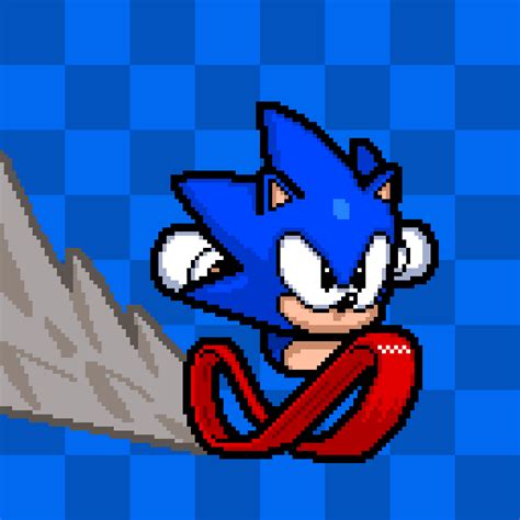 [OC] The Blue Blur : r/PixelArt