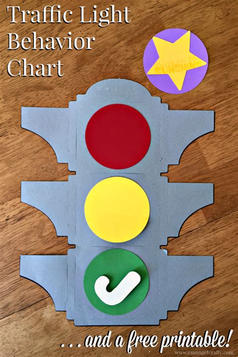 Traffic Light Behavior Chart Printable