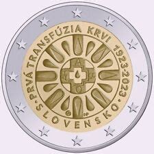 Slovakia Euro Coin Th Anniversary Of The First Blood Transfusion