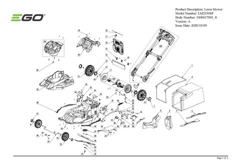 lawn mower parts diagram   functions
