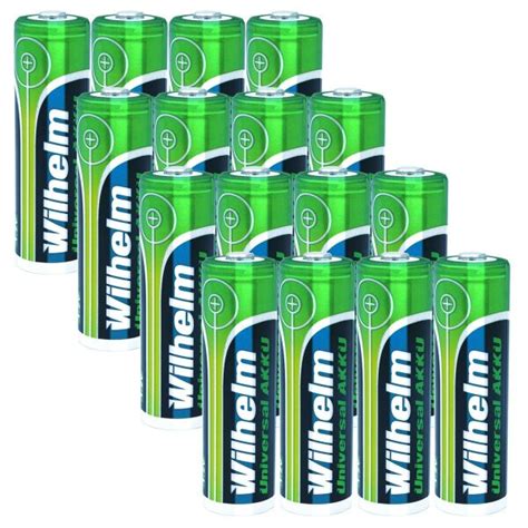 16 X AA Mignon AKKU Wilhelm Universal Batterien Wideraufladbar 1 2 V