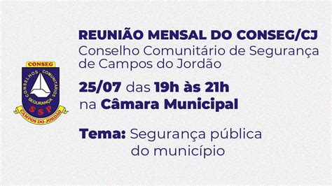 Reuni O Mensal Do Conseg Conselho Comunit Rio De Seguran A De Campos