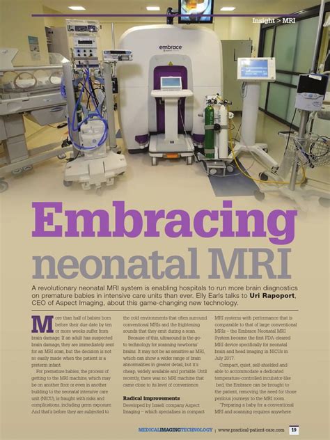 Embracing Neonatal Mri Pdf Magnetic Resonance Imaging Medical Imaging