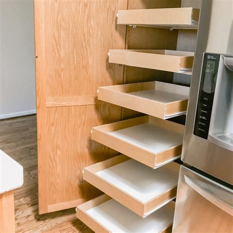 Do It Yourself Cabinet Pull Outs By Rolling Shelves Cabinets Matttroy