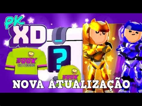 NOVA ATUALIZAÇÃO PK XD ARMADURAS E CAIXA SECRETA YouTube