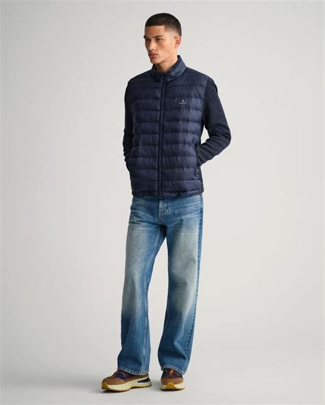 Gant Men S Mixed Media Light Padded Jacket Gant