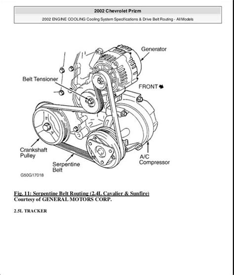 Chevy Cavalier Belt Diagram