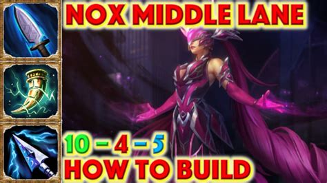 Smite How To Build Nox Nox Mid Build How To Guide Mid Season 7 Conquest 2020 Middle Lane