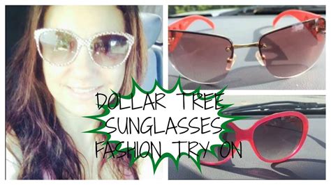 Jackpot Dollar Tree Haul Sunglasses Haul And Try On Youtube