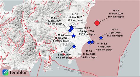 Earthquake swarm underway beneath Greater Tokyo - Temblor.net