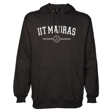 Iit Madras Iit Madras Classic Black Hoodie Hoodies Sweatshirts