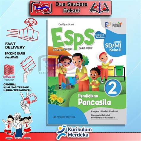 Jual Esps Pendidikan Pancasila Kelas Sd Kurikulum Merdeka Ds