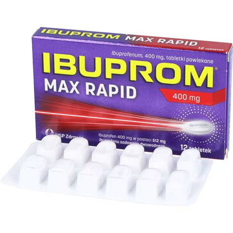 Ibuprom Max Rapid Mg Tabletek Powlekanych Opinie Sk Ad I