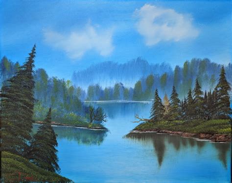 Peaceful Hideaway. Painting #51. Peace, Beauty, and Serenity - Home