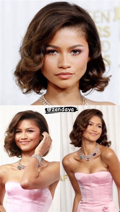 Zendaya 💘 in 2024 | Beautiful curly hair, Formal hairstyles for short ...