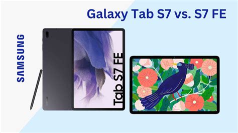 Samsung Galaxy Tab S7 And Tab S7 Fe Im Vergleich So Groß Sind Die