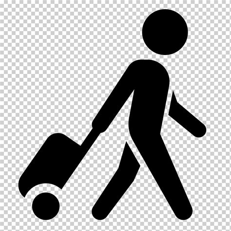 Computer Icons Travel Package Tour Baggage Passenger Text Hand Logo