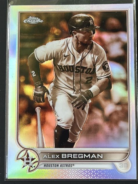 Topps Chrome Sepia Refractor Alex Bregman Houston Astros Ebay