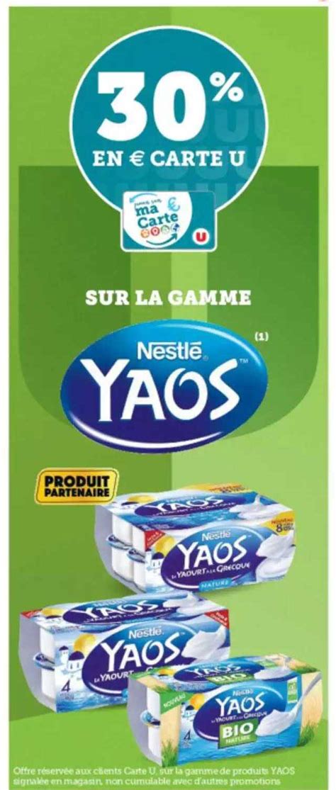 Promo La Gamme Yaos Nestlé chez U Express iCatalogue fr