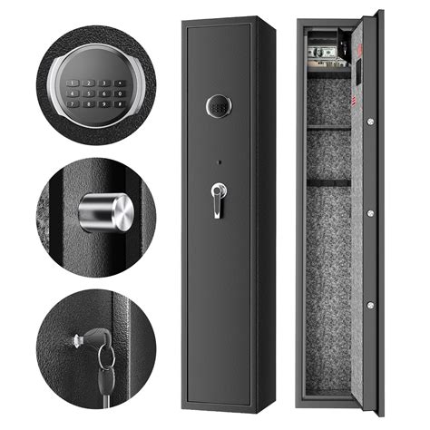 Granpay Gun Safe For Rifle Upgraded Quick Access Gun Large Rifle Gun