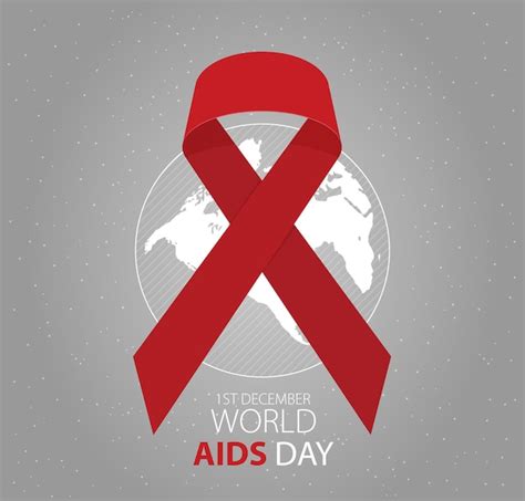 Premium Vector World Aids Day Poster Layout Design Vector Illustration