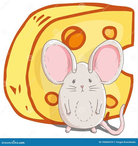 Mouse Icon Vector Illustration Of A Cute Little Mouse With Big Ears