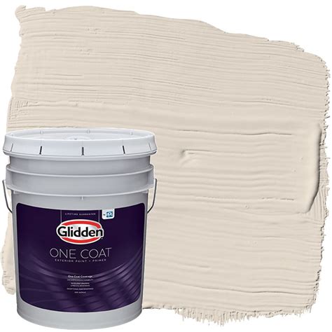 Glidden One Coat Exterior Paint And Primer Casual Elegance White 5