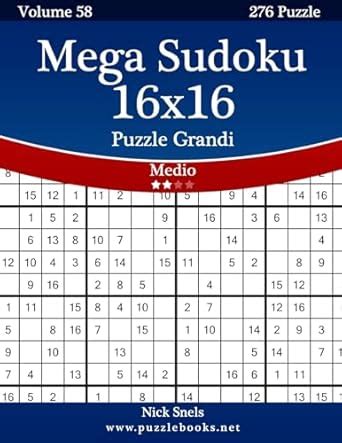 Mega Sudoku X Puzzle Grandi Medio Volume Puzzle