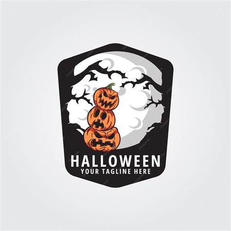 Inspiración En El Diseño Del Icono Del Logotipo De Halloween Con