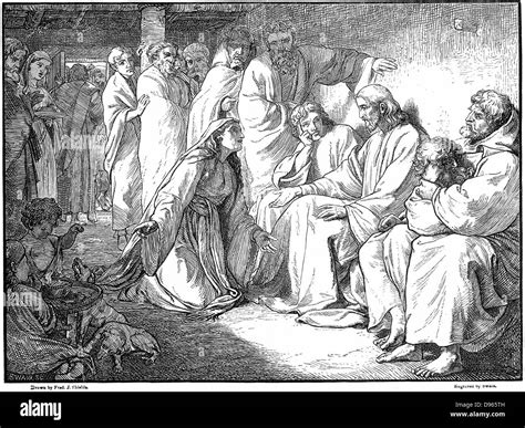 Jesus Speaking With The Woman Of Canaan And Promising Cure For Daughter