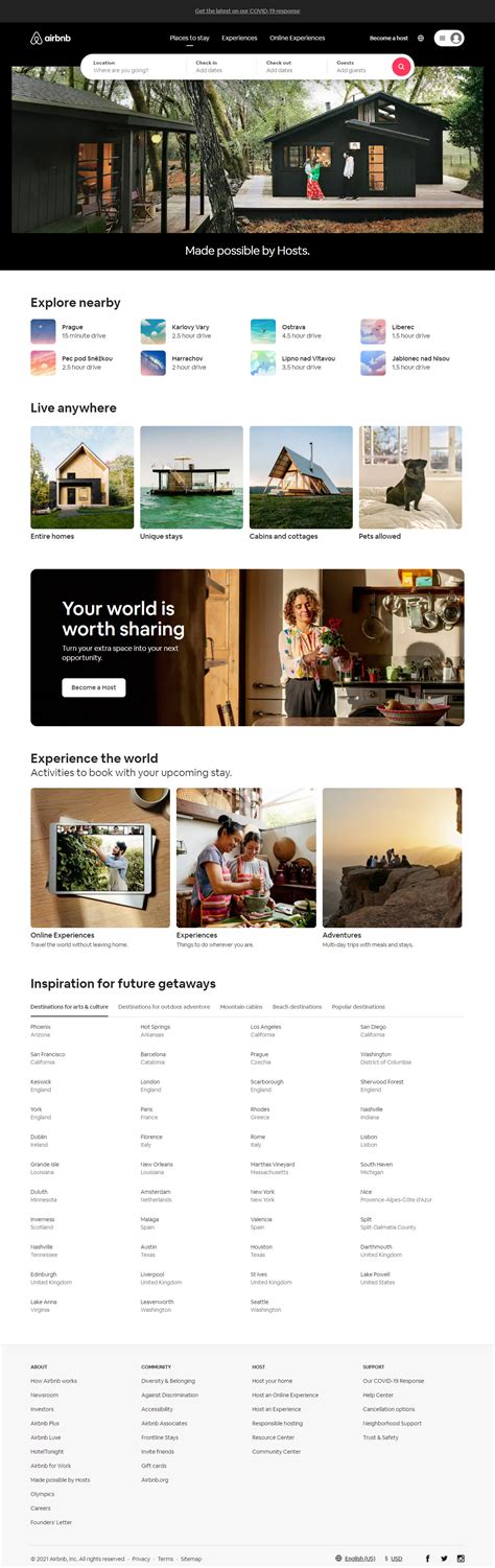 Airbnb in 2021 - Web Design Museum