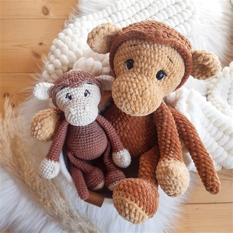 Amigurumi Affe Bailey Häkelanleitung Affe häkeln Anleitung für