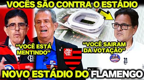 OLHA O QUE OS CANDIDATOS A PRESIDENCIA DO FLAMENGO FALARAM SOBRE O NOVO