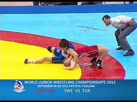 World Junior Wrestling Championships Swe Vs Tur Youtube