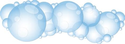 Cartoon Soap Foam With Bubbles Light Blue Suds Of Bath Shampoo Shaving Mousse 25027444 Png