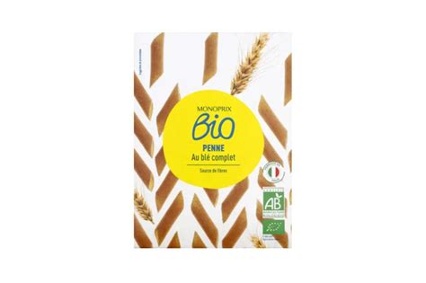 Penne au blé complet BIO Monoprix Bio 500 g Frichti market