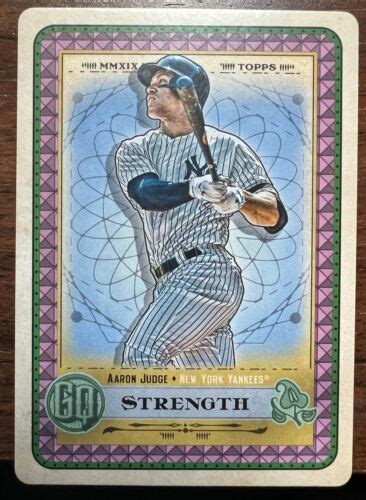 Aaron Judge Topps Gypsy Queen Tarot Of The Diamond Strength