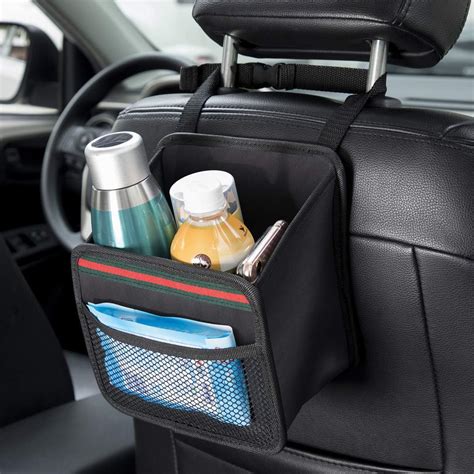 Amazon Fursato In Car Back Seat Organizer Leather Durable Car