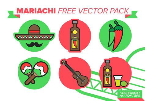 Mariachi Free Vector Pack 119728 Vector Art at Vecteezy