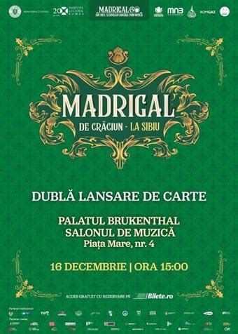 SibiuNews SUPER EVENIMENT Corul Madrigal dublă lansare de carte la