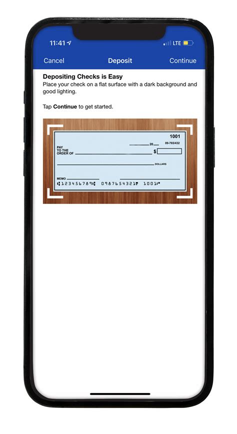 Mobile Check Deposit Smartbank