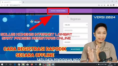 Cara Install Dan Registrasi Dapodik Youtube