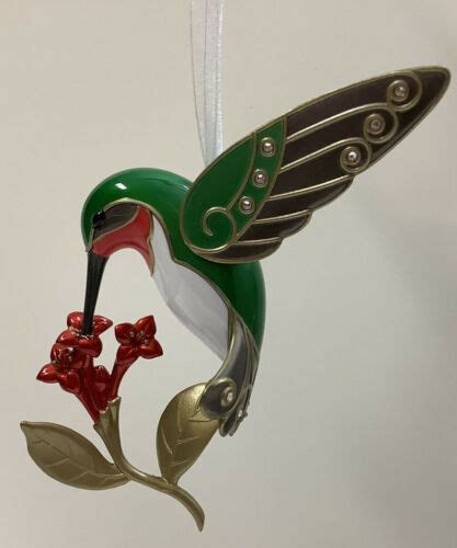 2016 Hallmark Dazzling Hummingbird Beauty Of Birds Keepsake Premium